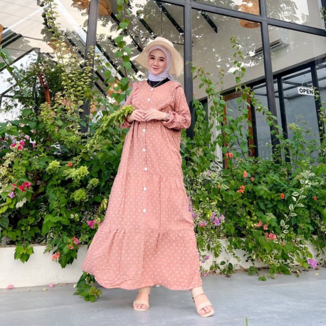 Gamis Terbaru Bahan Rayon Wanita Fashion