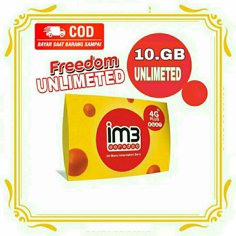 kartu perdana indosat unlimeted 10gb aktif