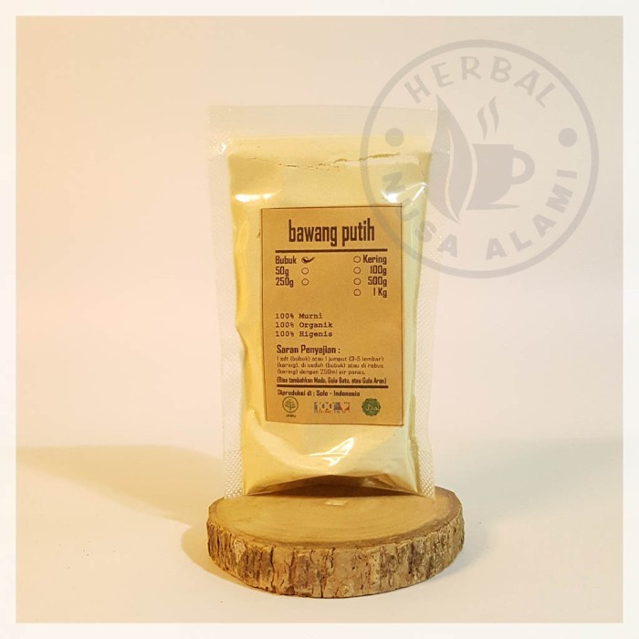 

BAWANG PUTIH BUBUK | MURNI | Garlic Powder Pure 100g