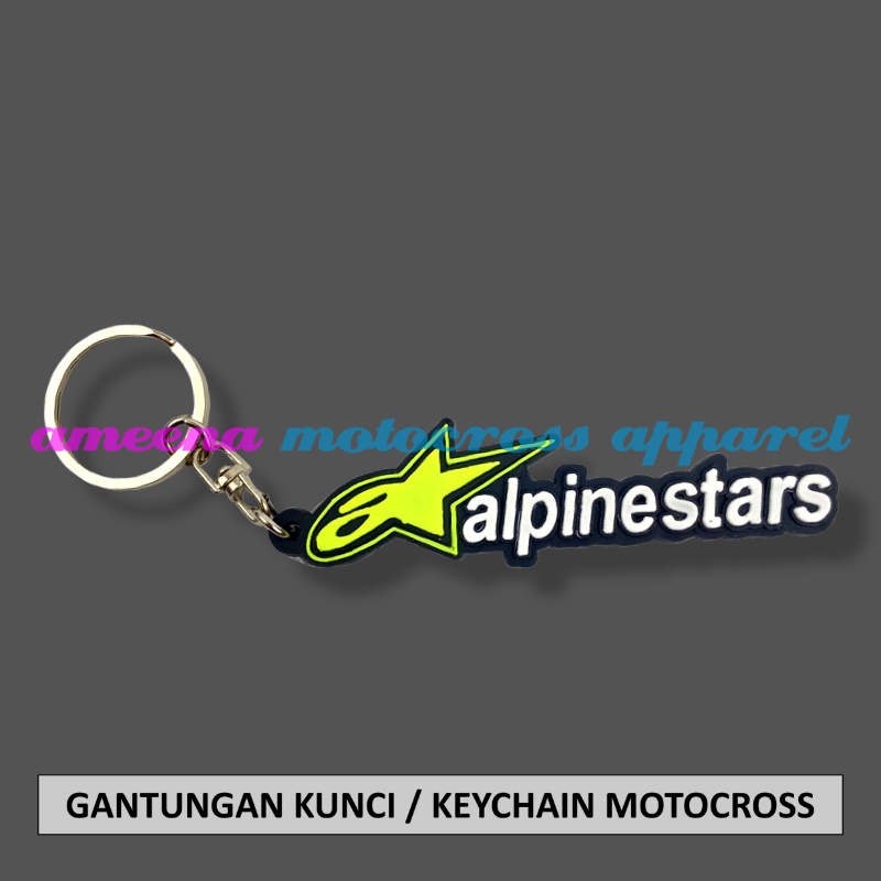 Gantungan Kunci Motocross - Keychain Trail MX - Gantungan Kunci Trabas - Keychain Enduro - Souvenir Trail - Keychain Souvenir  - AS001