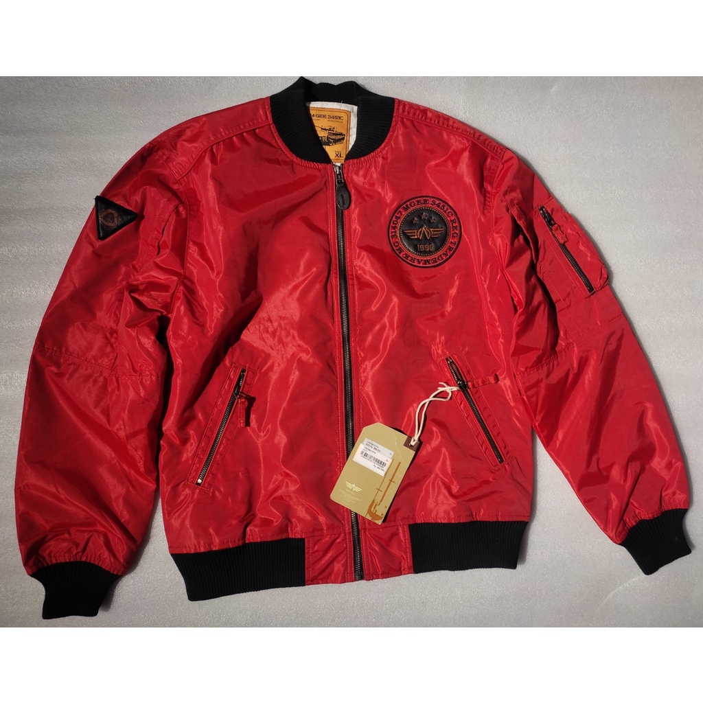 Jaket Bomber M.gee original