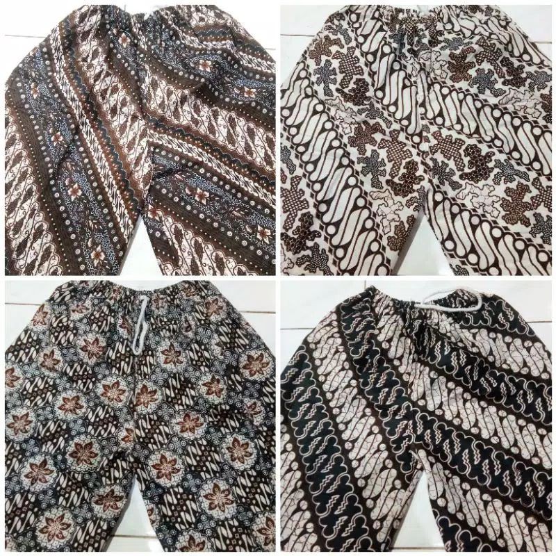 CELANA PENDEK BATIK CELANA COLOR BATIK DEWASA PRI WANITA