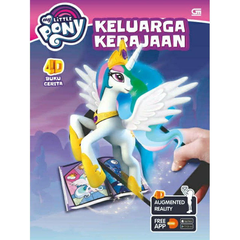 BUKU ANAK 4D MY LITTLE PONY KELUARGA KERJAAN