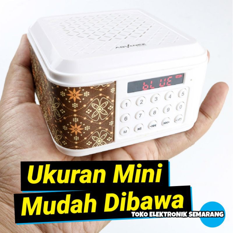 ADVANCE SPEAKER PORTABLE PORTABEL TP 600 BT TP600BT BLUETOOTH FM RADIO USB MICROSD