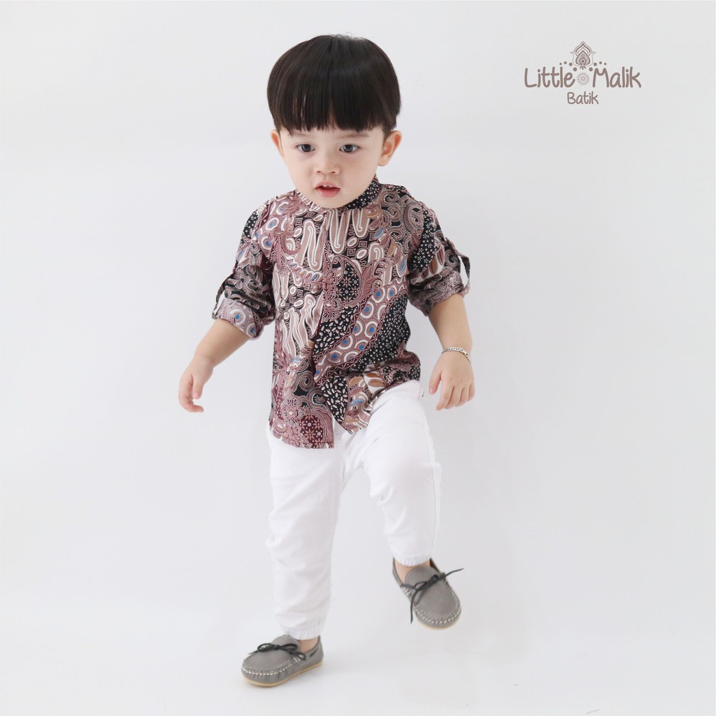 Open Preorder Kemeja Batik Couple Anak &amp; Ayah Panjang / Pendek LILAC