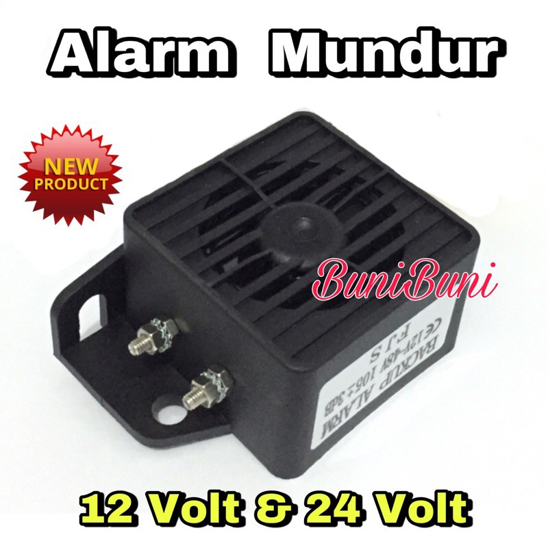 Klakson Mundur / Atret Mobil - Klakson Backup Alarm Mundur / Back Buzzer Atret Truk &amp; Bus 12 / 24 V