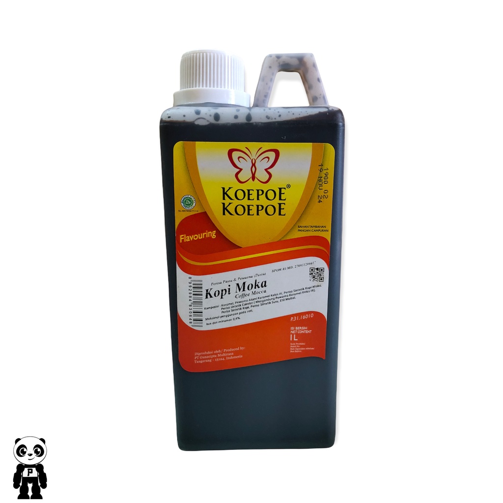 

Koepoe Koepoe Pasta Coffee Mocca 1 Liter Perisa Kopi Moka 1L