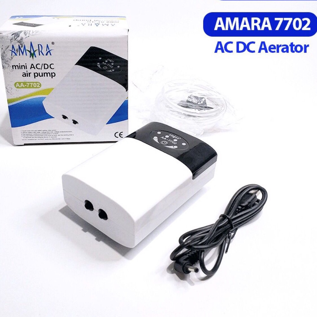 Aerator AMARA AC/DC AA 7702 - Air Pump Baterai AA7702 ACDC AC DC