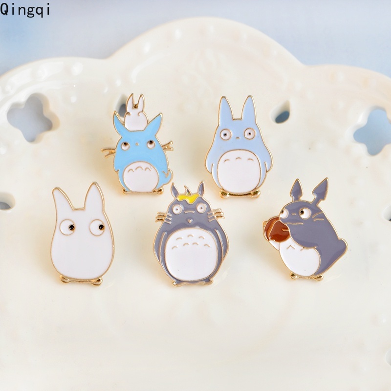 Bros Pin Enamel Desain Kartun Anime Jepang My Totoro Untuk Dekorasi