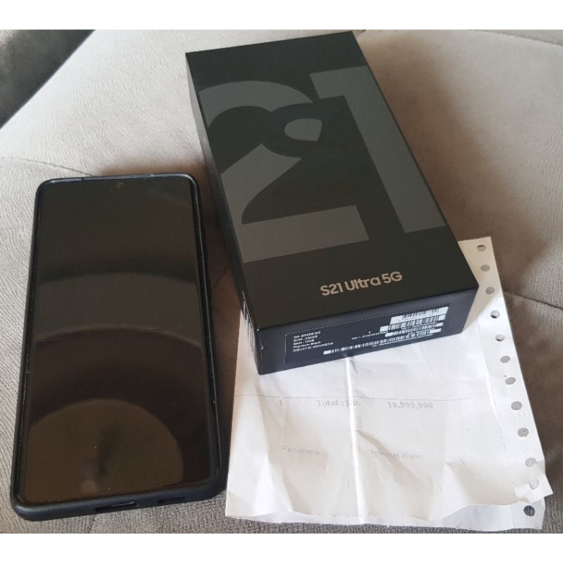 SAMSUNG GALAXY S21 ULTRA SECOND 256 PRELOVED PL ORIGINAL