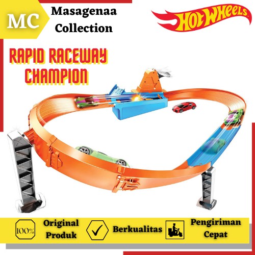 Mainan Lintasan Jalanan Arena Trek Hot Wheels Hotwheels Hotwheel Track Builder Drift Drag Race Balap