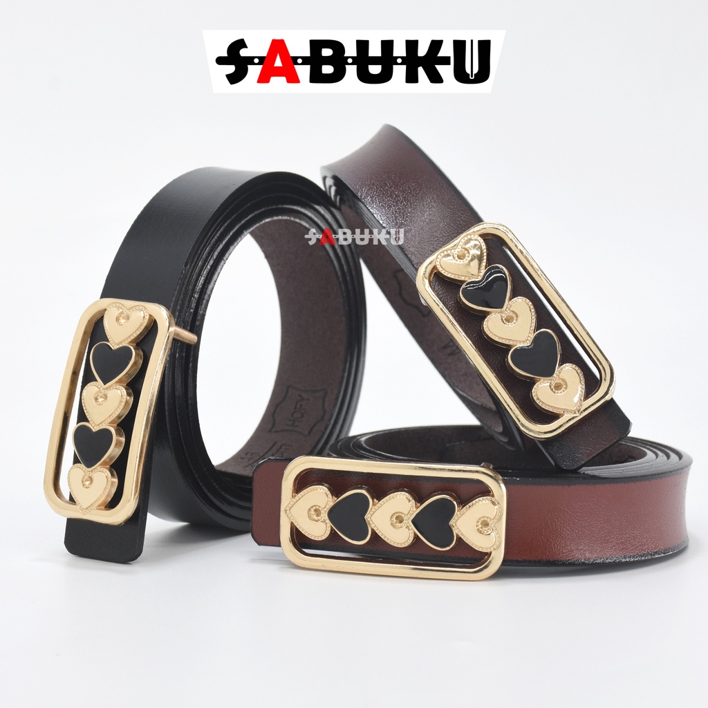 Ikat Pinggang Wanita Gold Fashion Korea Ikat Pinggang Dress Kepala Besi Sabuk Belt Wanita - 262