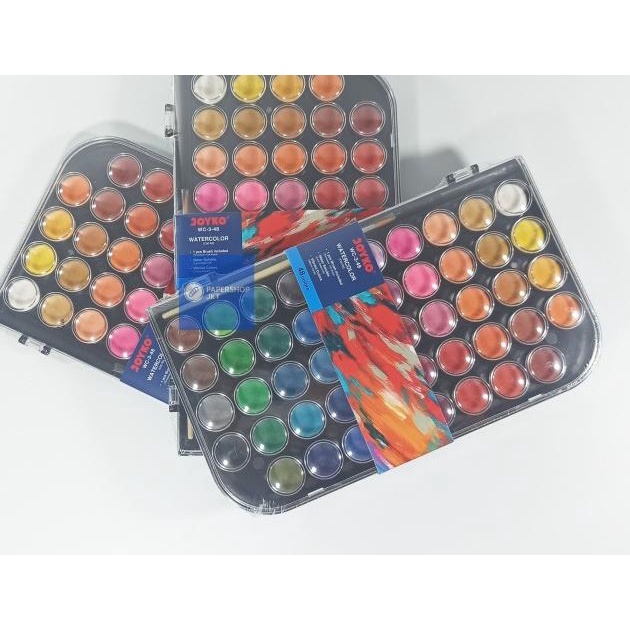 

YYY♥ JOYKO - Watercolor Set Cat Air WC-3 Isi 48 Warna - WC-3-48 - Set Koleksi Terbaru
