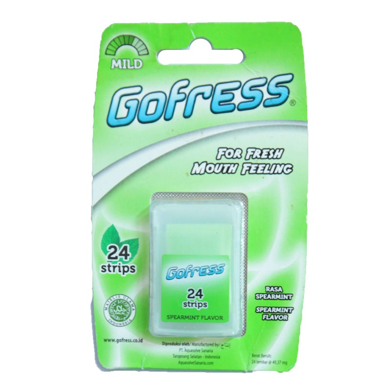 Go Fresh Permen Spearmint Flavor 24Pcs