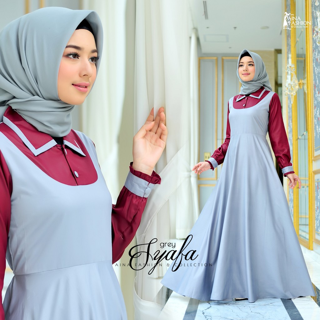 Modis Gaul Terkini Modern Elegan/ GAMIS GRACELLA BY ERIC SUMMER| BUSANA MUSLIM SYAR'I
