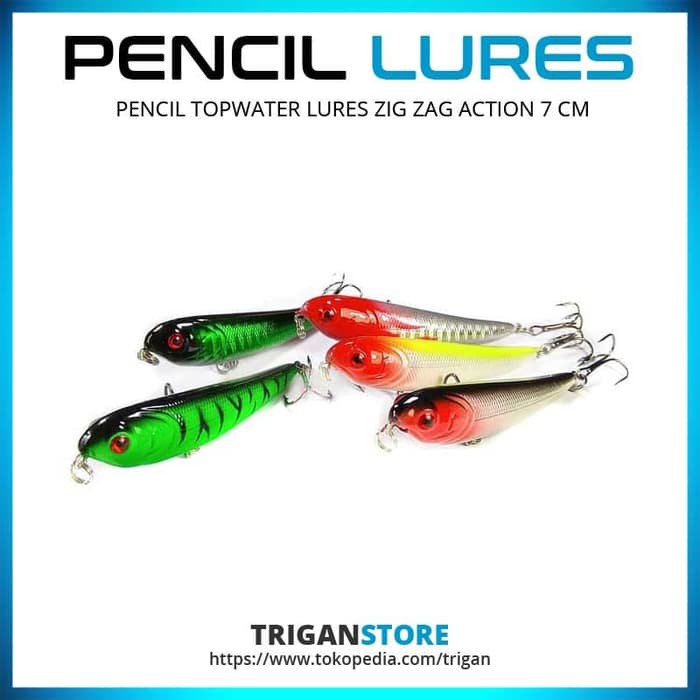 UP1604 umpan lure pencil topwater 7 cm umpan pancing pensil mancing di laut