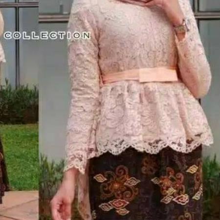 ☝ KEBAYA BROKAT AURORA / KEBAYA SILVER / HITAM / PUTIH / KEBAYA MODERN / KEBAYA WISUDA / BAJU WANITA