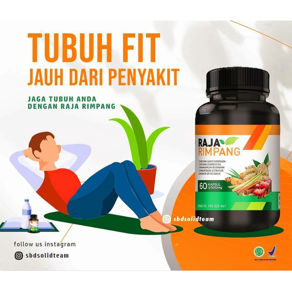 Raja Rimpang Imun Immune  Booster Meningkatkan Daya Tahan Tubuh Suplemen Herbal Dari Jahe Merah