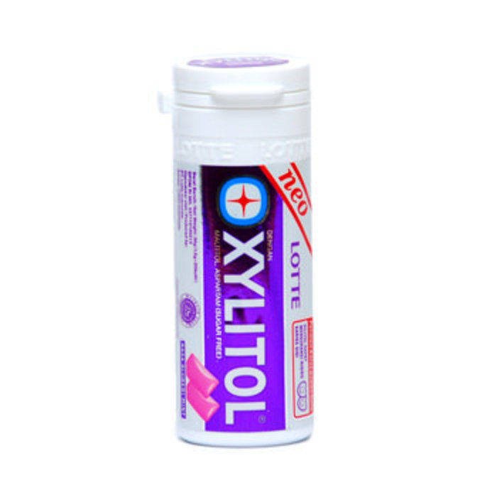 

LOTTE XYLITOL GUM BLUBERRY MINT 30GR