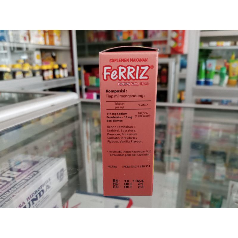 FERRIZ DROP 15 ML - ED 11/2024