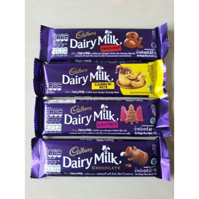 

Coklat cadburry 62 gr all varian