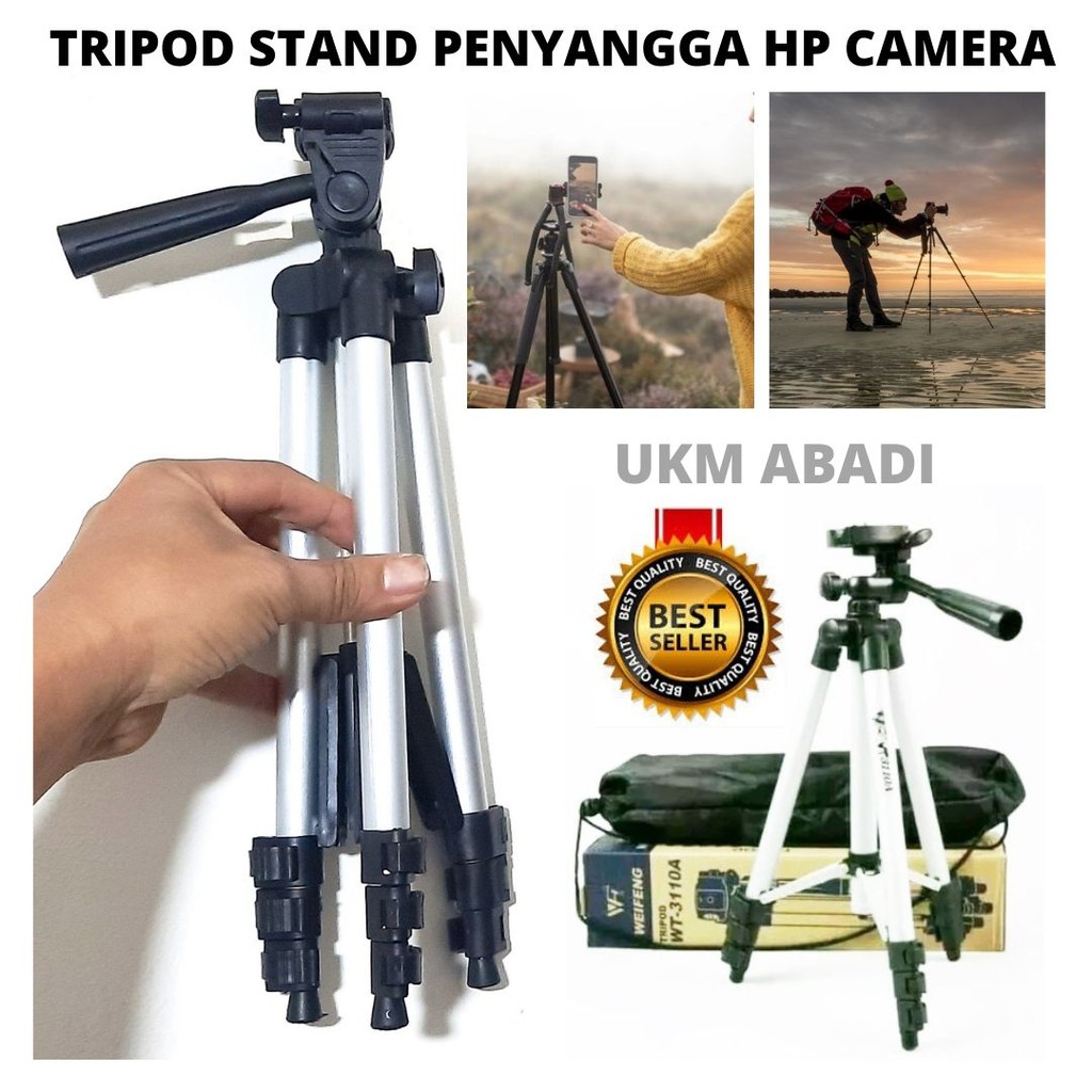 Tripod Stand Braket Penyangga HP Camera 113174