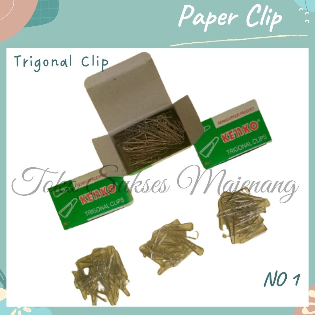 

PAPER CLIP / PAPER CLIP KENKO NO 1 / TRIGONAL CLIP KENKO / TRIGONAL CLIP NO 1