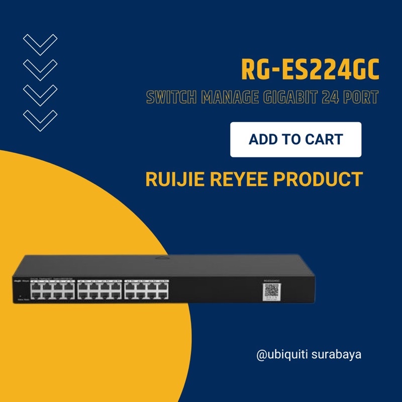 Ruijie Reyee RG-ES224GC 24Port Gigabit smart switch