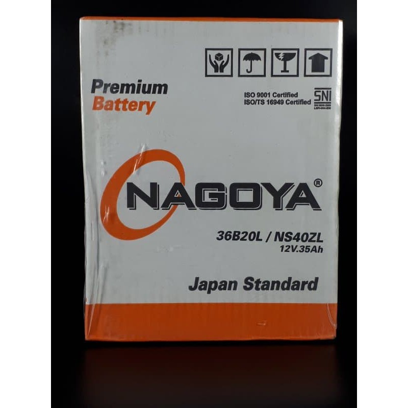 Aki Accu NAGOYA NS 40 ZL l Sparepart Mobil