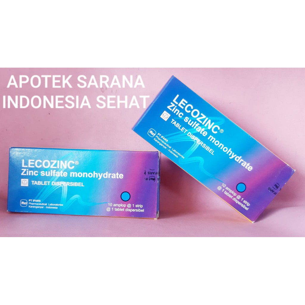 TABLET LECOZINC  ( ZINC 20mg ) TAB PER BOX isi 100