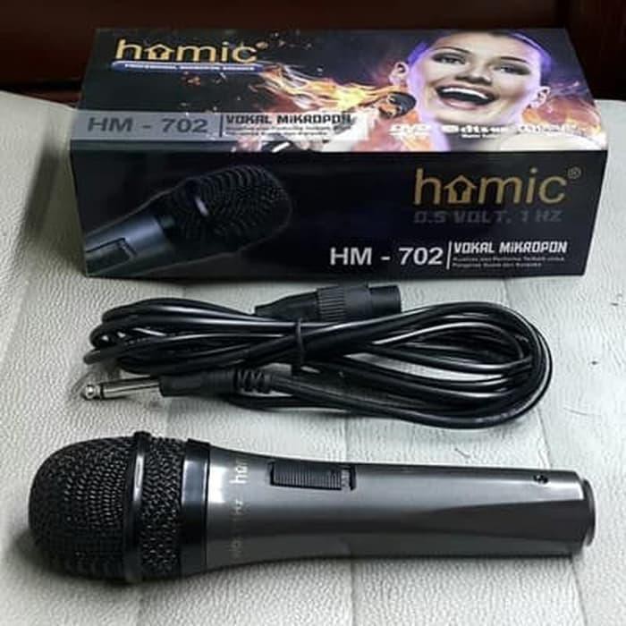 New Mic Microphone Microfon Homic HM 702 Karaoke Original