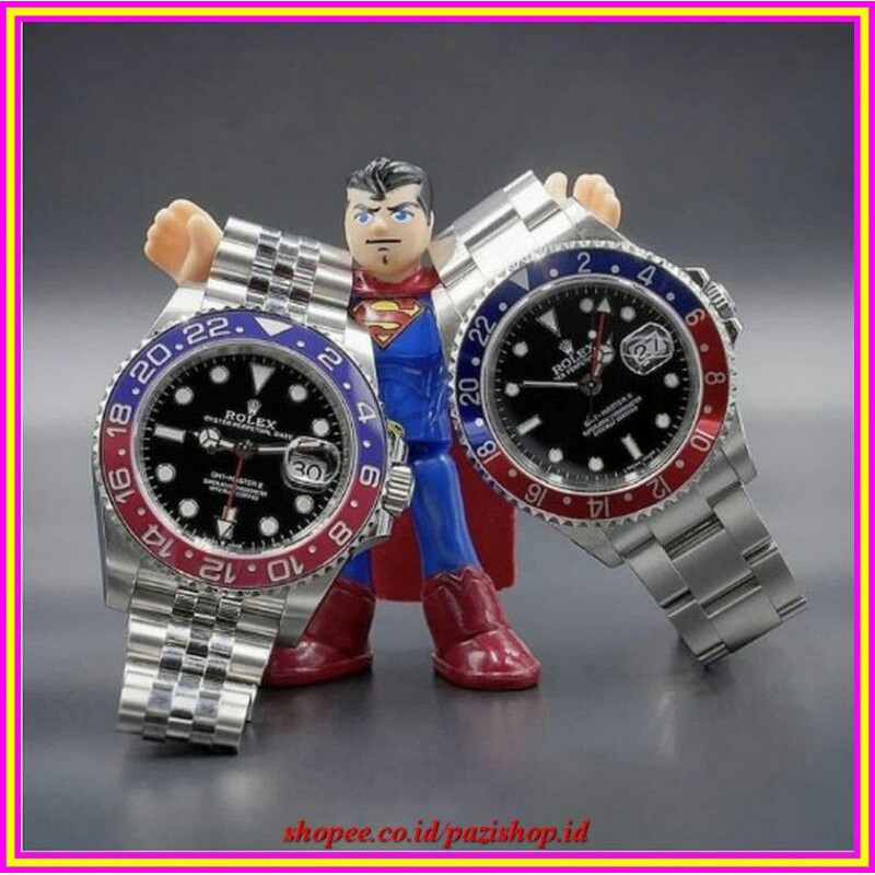 Jam Tangan Kw Super Pria Rolex Gmt Master Ii Swiss Eta Automatic Free Yes