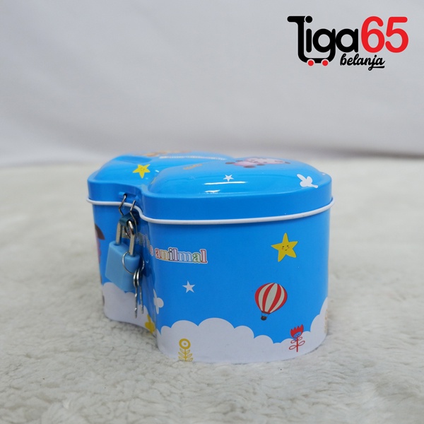 365 COIN BANK #40962 Celengan Gembok / Buka Tutup Karakter Fancy