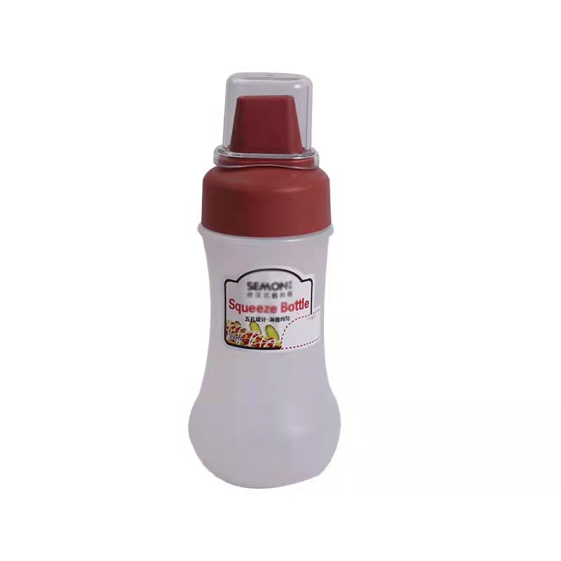 (COD) Botol Minyak Saus Kecap Bahan Plastik Anti Tumpah 280 ml Multifungsi