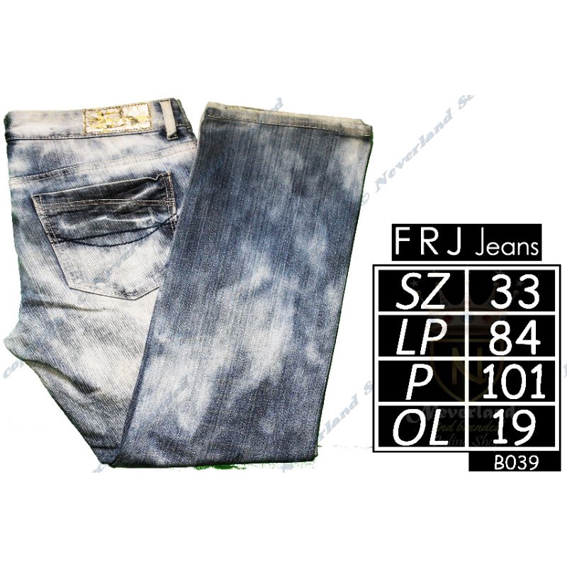 B039 FRJ Jeans Second /Pl