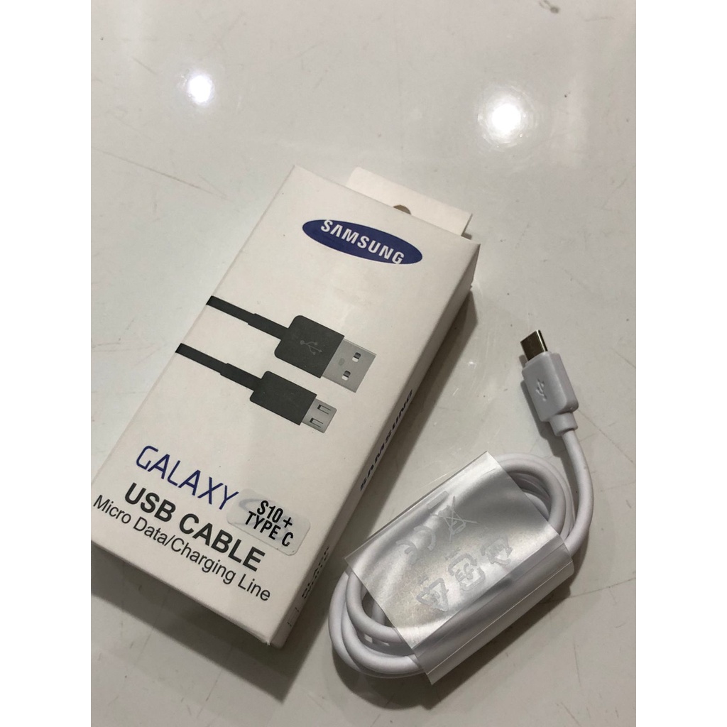 Kabel Data Type C SAMSUNG S10+ 3.0 Quick Charge Kabel Charger Type-C FLASH CHARGE Kabel Casan Tipe C