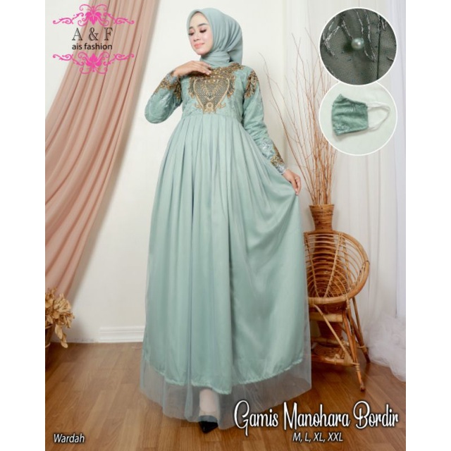 FASHION WANITA MUSLIM| GAMIS MANOHARA BORDIR| GAMIS TILE| GAMIS| PESTA GAMIS| GAMIS KEBAYA 2022| GAMIS KONDANGAN| GAMIS BRUKAT MEWAH| GAMIS WISUDA| GAMIS PENGANTIN| KEBAYA