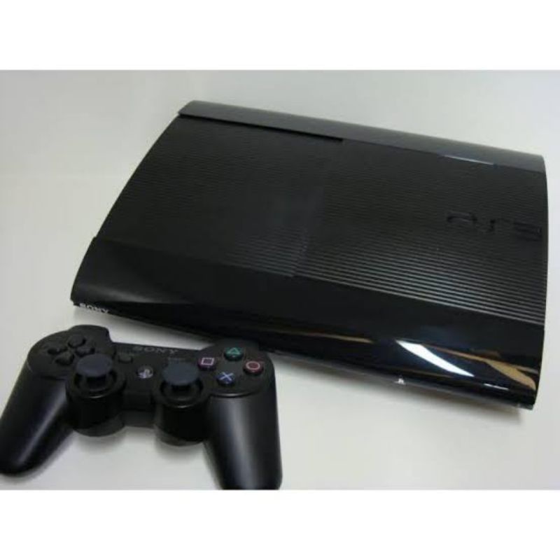 ps3 super slim 1 tb fullgame + stik getar