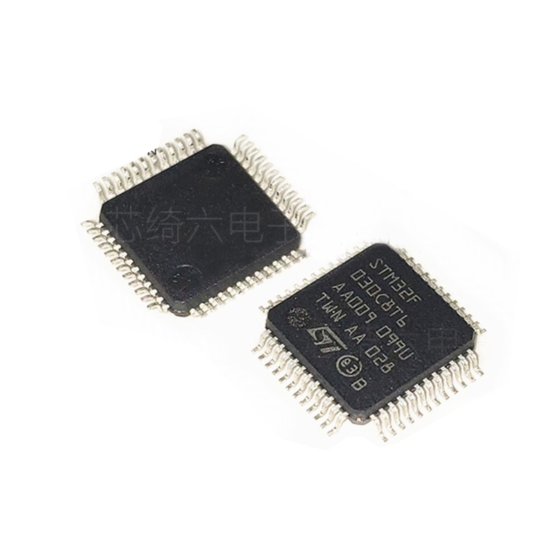 2 Pcs Chip Microcontroller STM32F030C8T6 QFP48 32-Bit Single Chip MCU