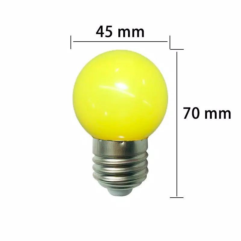 Myvo Lampu Led Ping Pong 3W E27 Warna Warni / Lampu Dekorasi