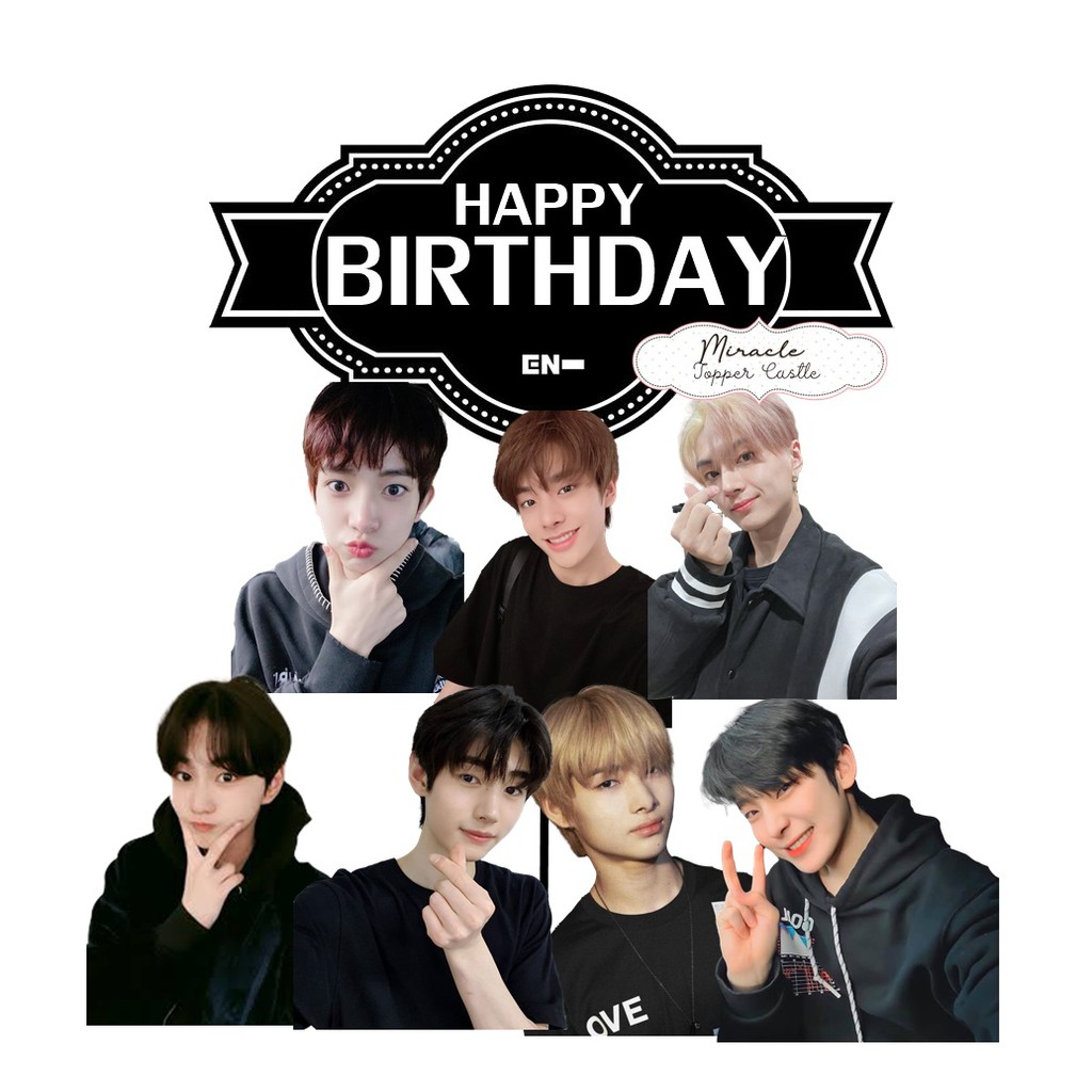 KPOP ENHYPEN GOT7 BOYSTORY  CAKE TOPPER