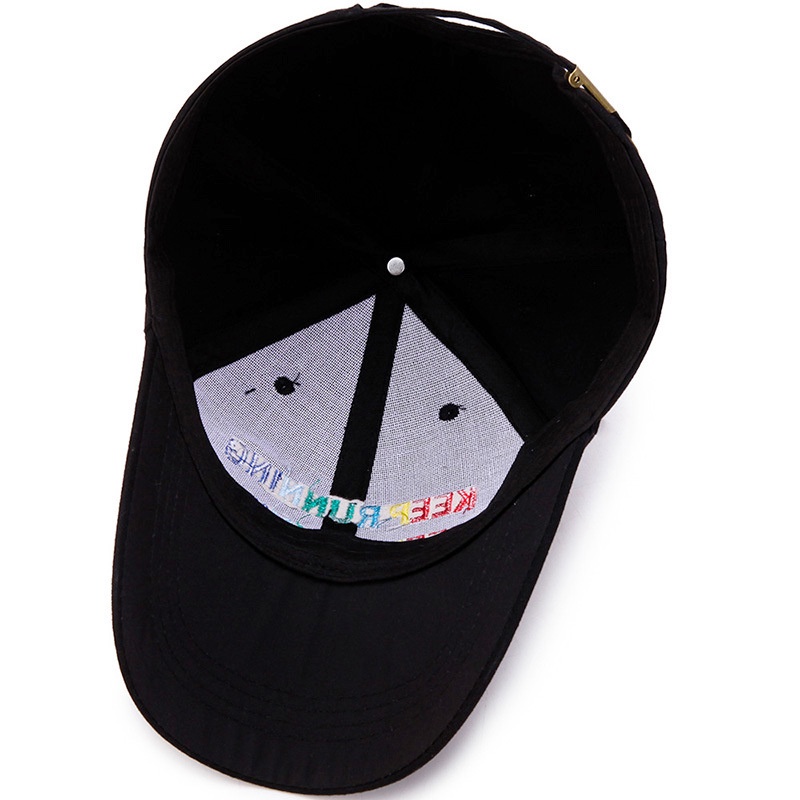Topi Baseball Bordir Keep Runing Distro Original Pria Wanita Dewasa