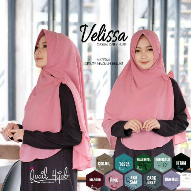 QUAIL HIJAB ORI - Velissa JILBAB INSTAN