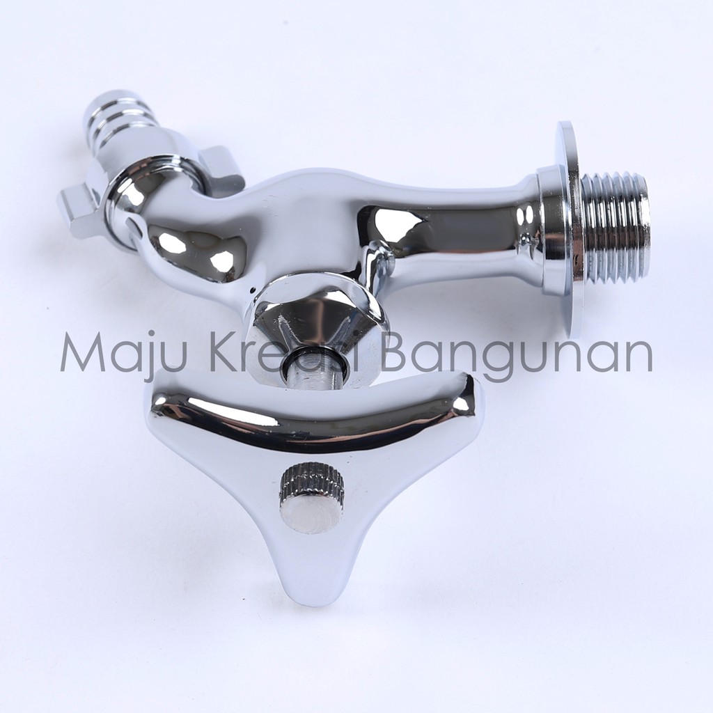 Kran Taman Kuningan SOLIGEN Keran Tembok Air YG 514 YG514 1/2&quot; 1/2 Inch Inci Brass 1/2Inch 1/2Inci