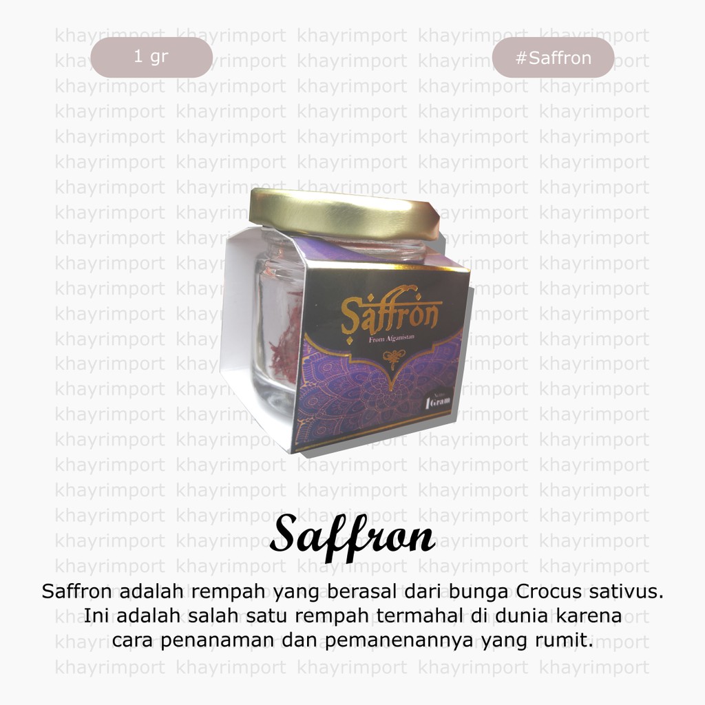 

Saffron Afghanistan Super Negin Quality Premium No.1