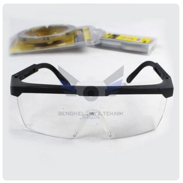 Katamata Safety UV Clear / Kacamata Las Bening Safety Glasses