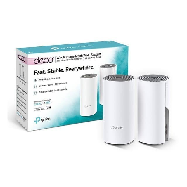 TP Link Deco E4 2 Pack Whole Home Wifi System - Original Garansi Resmi 1 Tahun