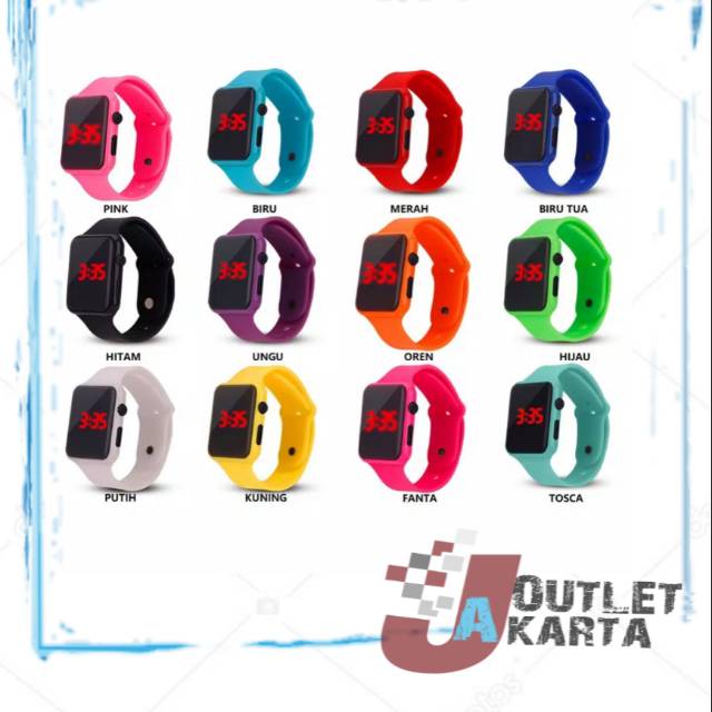Download Dari Jakarta J001 Jam Tangan Digital Led Display Fashion Shopee Indonesia Yellowimages Mockups
