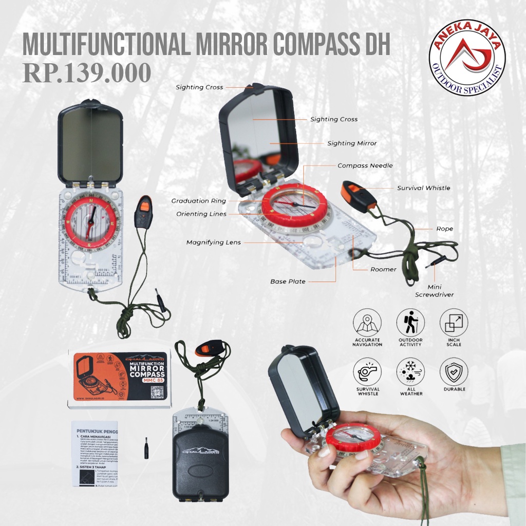 KOMPAS MULTIFUNCTIONAL MIRROR DH 85