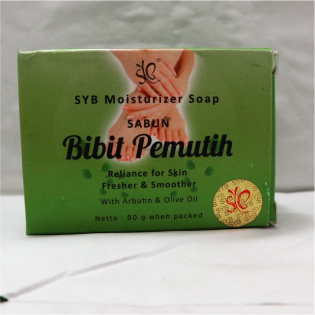 Sabun syb bibit pemutih batang - sabun batang syb - syb soap arbutin &amp; olive oil soap